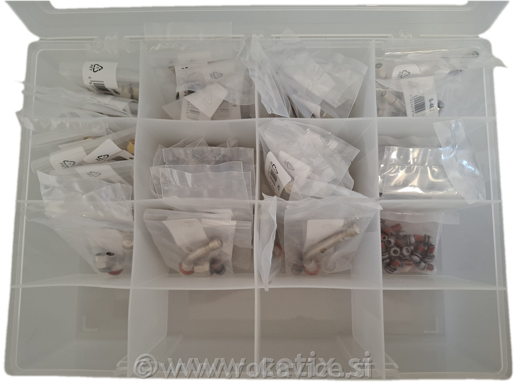 Profesionalni TPMS začetni set za tovorna vozila (44 ventilov + vijaki)