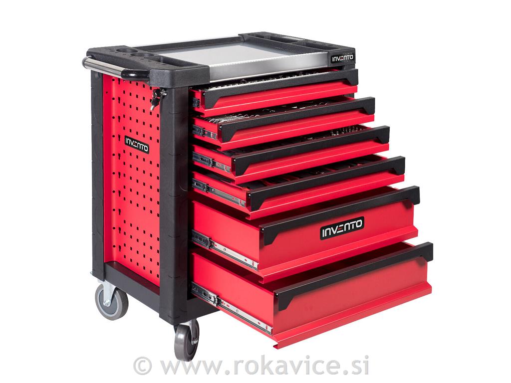Voziček z orodjem (220 orodje, 6 predalov)