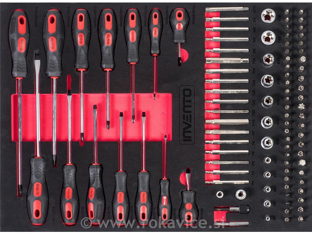 Voziček z orodjem (220 orodje, 6 predalov)