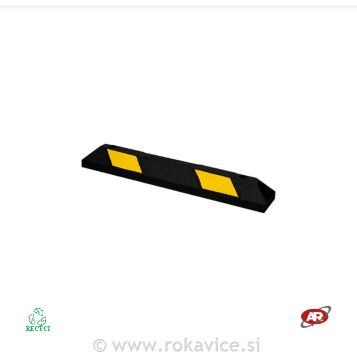 Gumijasta parkirna zapora - 120 cm