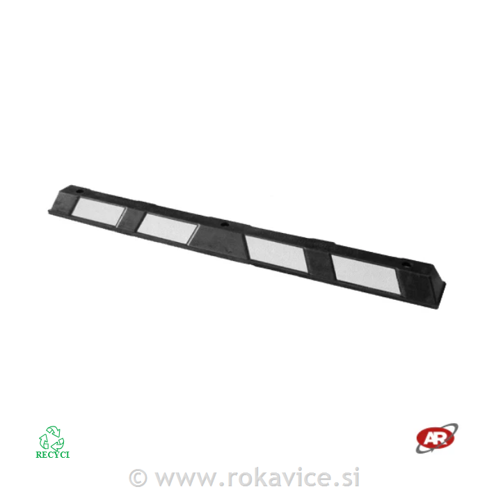 Gumijasta parkirna zapora - 120 cm