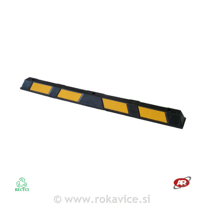 Gumijasta parkirna zapora - 120 cm