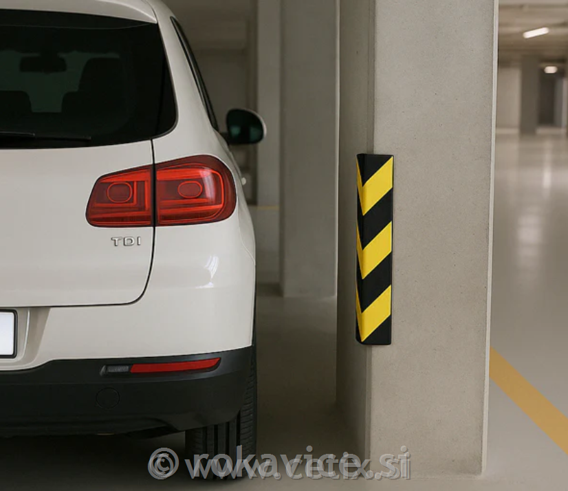 Gumijasta zaščita za kote