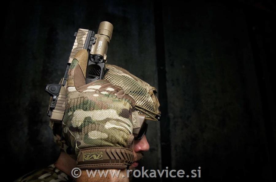Rokavice - Mechanix Original Woodland Camo