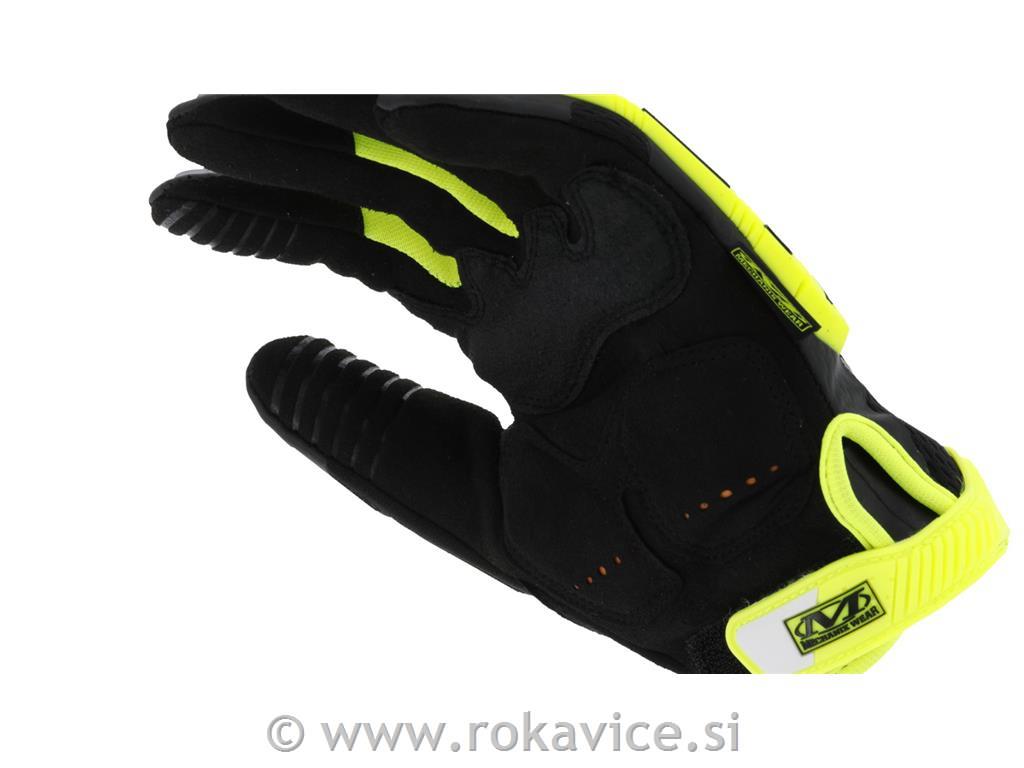 Rokavice - Mechanix M Pact CR5 Hi-Viz (protiurezne)
